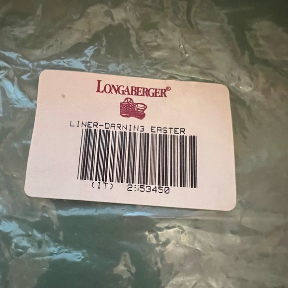 Longaberger Jelly Beans Easter Fabric -LINER ONLY- for Darning Basket 🐣 - Picture 3 of 11